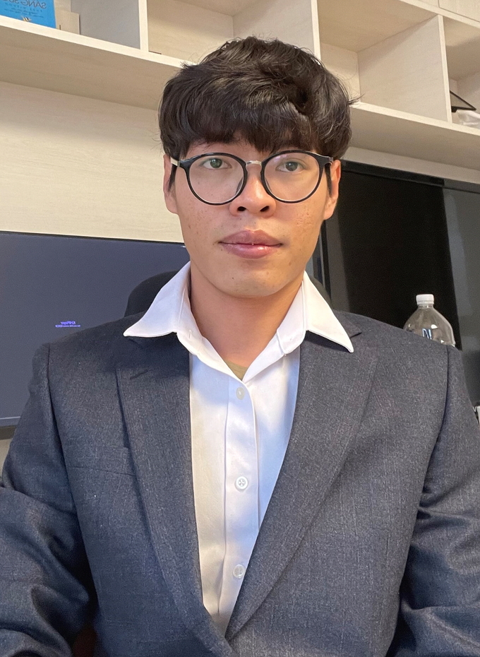 동 호 응우티엔 박사과정생. ( 사진 = 인천대 제공 )