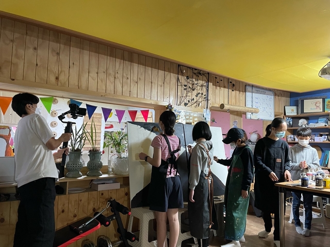 몽실활동을 통해 학생들이 프로젝트와 자치 활동을 하며 주도성을 기르고 있다.(사진= 경기도교육청 제공)