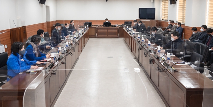 남양주시의회는 남양주시 행정공백 우려에 따른 긴급 의원총회를 개최했다.(사진=남양주시의회 제공)