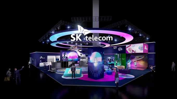 SKT MWC22 전시관 조감도. (사진=SKT 제공)