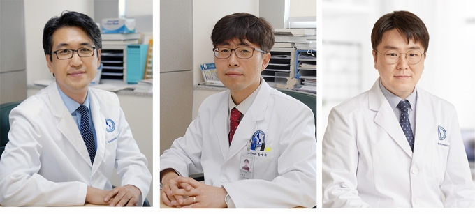 아주대병원 정신건강의학과 홍창형, 손상준, 노현웅 교수. (사진=아주대병원 제공)
