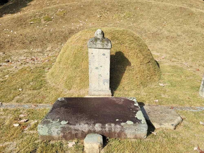 이백찬 묘.(사진=용인시 제공)<br>
