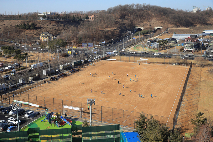 최근 완공된 다목적운동장 전경. ( 사진 = 남동구 제공 )