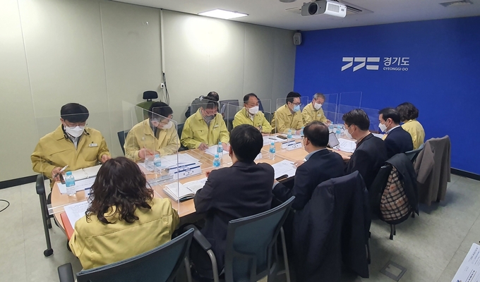 우크라이나 사태 관련 실무 점검 회의 (사진=경기도 제공)