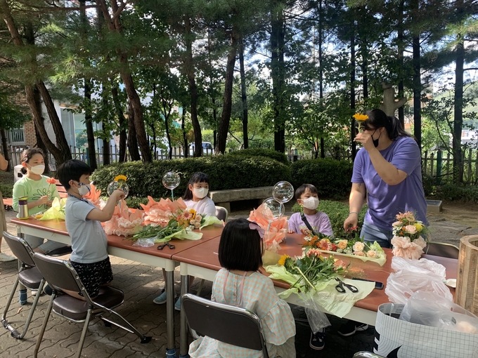 지난해 진행된 마을공동체 주민제안 사업 모습. (사진=용인시 제공)
