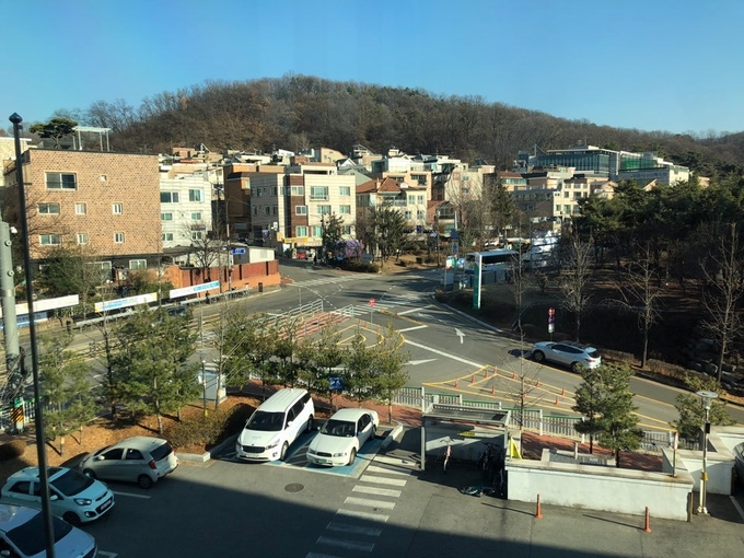 과천시 문원체육공원 앞 교차로 전경.(사진=과천시 제공)
