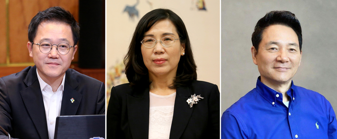  (사진 왼쪽부터) 강석훈 교수, 김현숙 교수, 장성민 이사장. (사진=연합뉴스 제공/자료사진)