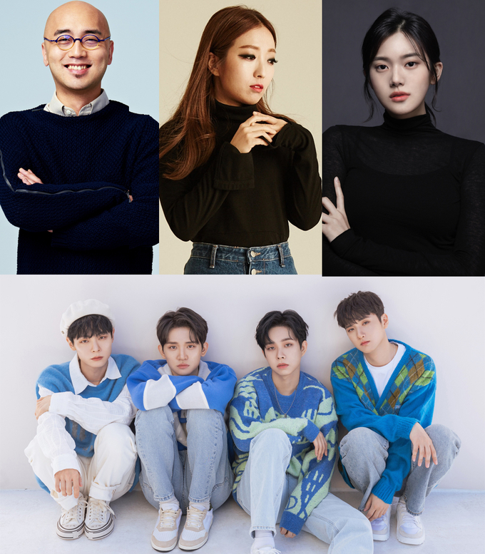왼쪽 위부터 시계방향으로 하림, 정인, 민서, LUCY. (사진=롯데콘서트홀 제공)