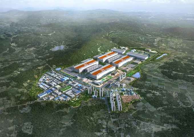 용인 반도체클러스터 조감도.(사진=사진=용인시 제공)