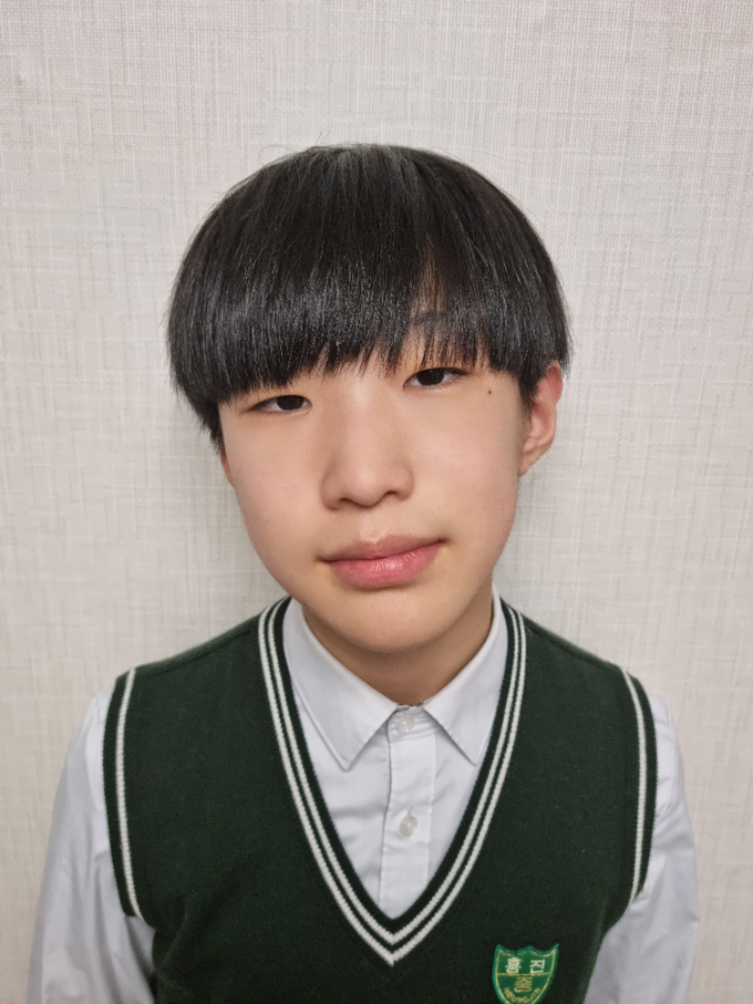 군포 흥진중학교 3학년 함주원군.(사진=군포 흥진중학교 제공)