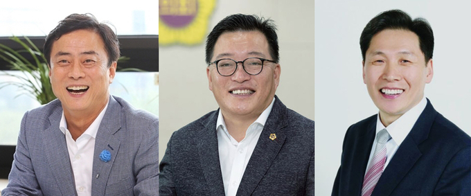 이강호 구청장, 박인동 시의원, 이병래 시의원.