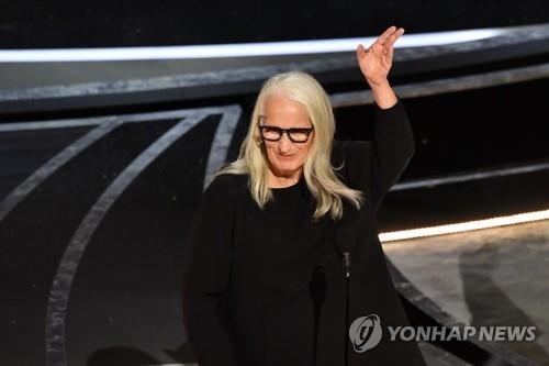 감독상 받은 제인 캠피온 감독. (사진=AFP/연합뉴스)