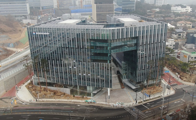판교 제2테크노밸리 내에 건립한 성남 글로벌 융합센터 전경. (사진=성남시 제공)
