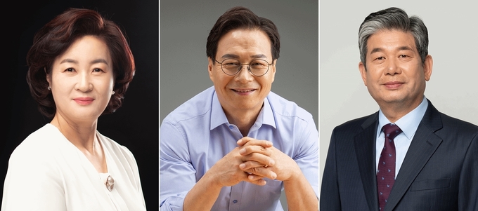 왼쪽부터 박승란, 이대형, 최계운 인천시교육감 예비후보.( 사진 = 경기신문DB )
