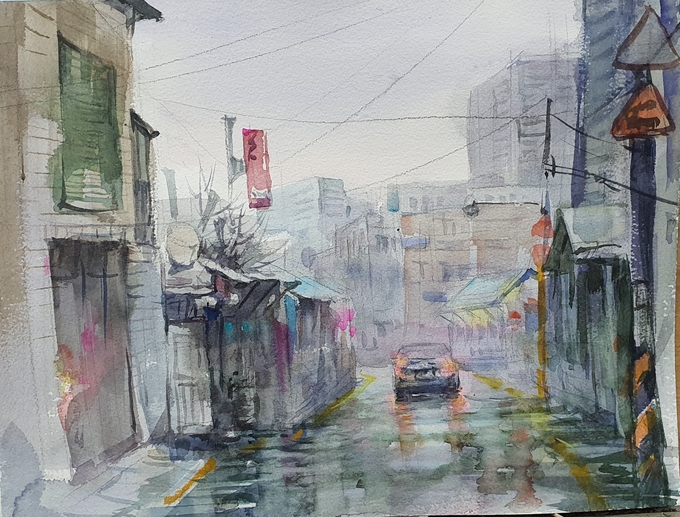 강형덕 작 '풍경'. ( 도든아트하우스 제공 )