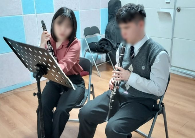 ‘UP!케스트라’는 발달장애 아동·청소년에게 음악, 예술 교육 환경을 제공하는 사업이다.(사진=남양주시 제공)