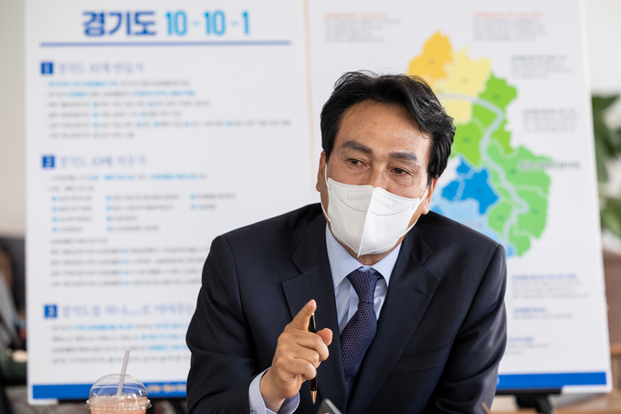 경기지사 후보로 출마한 더불어민주당 안민석 의원 (사진=안민석 의원실 제공) 