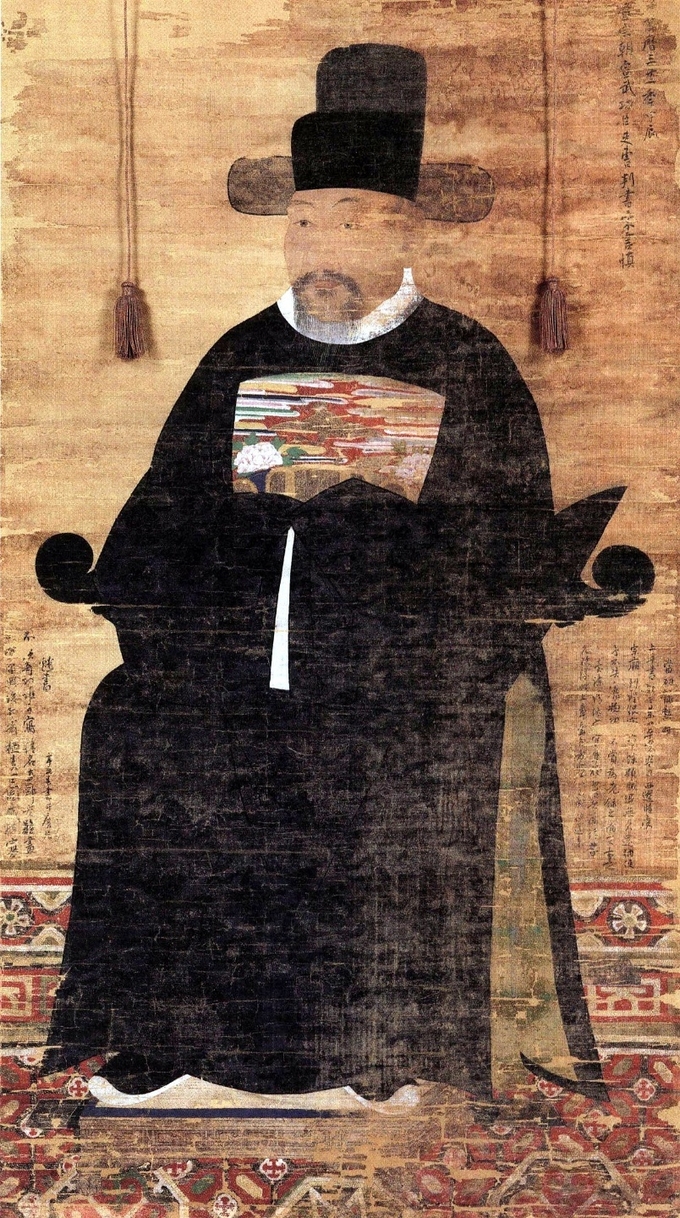 송언신 초상. 보물 제941-2호. (자료=경기도박물관 소장)