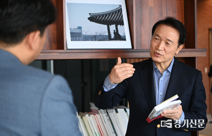임태희 경기도교육감 예비후보. (사진=노경신 기자)