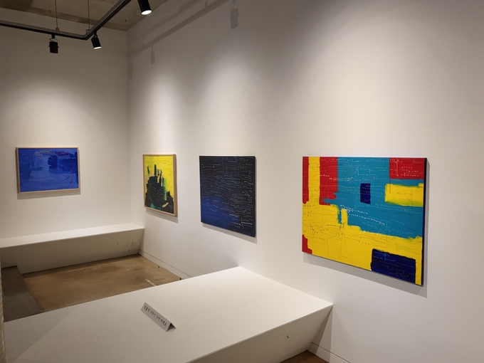 ‘PALETTE : 우리가 사는 세상’ 김현우 작가 전시 전경. (사진=정경아 기자) 
