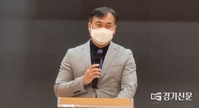 양선근 신임회장이 취임사를 하고 있다. (사진=문석완 기자)