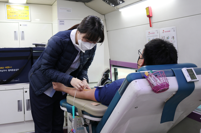 경복대학교가 재학생을 대상으로 ‘경복 사랑의 헌혈 캠페인’를 실시했다.(사진=경복대 제공)