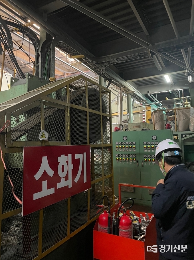 지난 해 ‘노동안전지킴이’ 활동 현장. (사진=포천시 제공)
