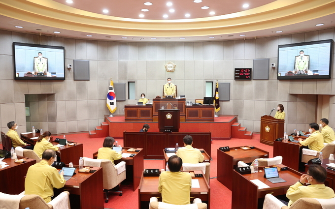 시흥시의회 본회의 전경.(사진=시흥시의회 제공)