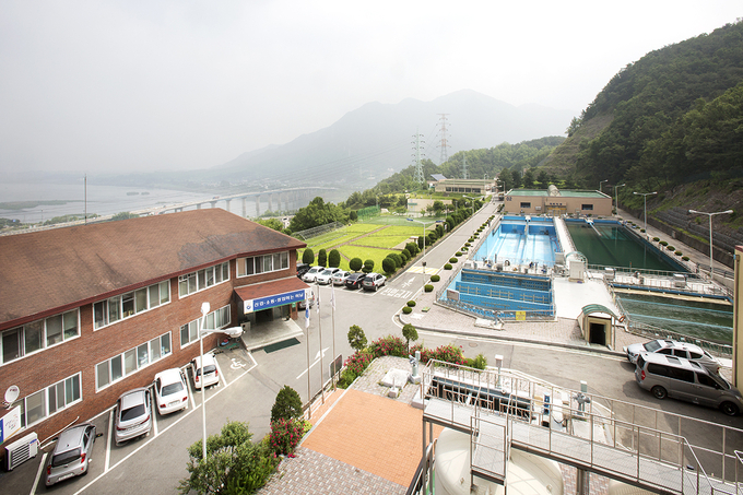 하남시 창우리에 위치한 정수장 전경.(사진=하남시 제공)