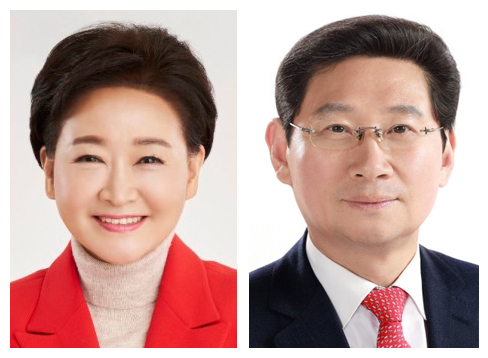 용인시장 선거 국민의힘 권은희 ‧이상일 경선 후보. (사진=경기신문 DB)