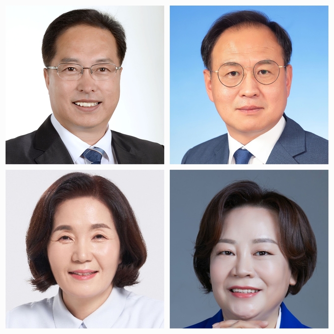 가세현(좌상), 김한근(우상), 박혜옥(좌하), 윤경례(우하). (사진=본인들 제공)