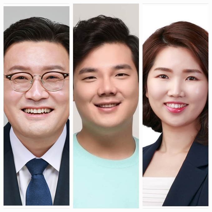 왼쪽부터 연제창, 김현규, 손세화 후보. (사진=본인들 제공)