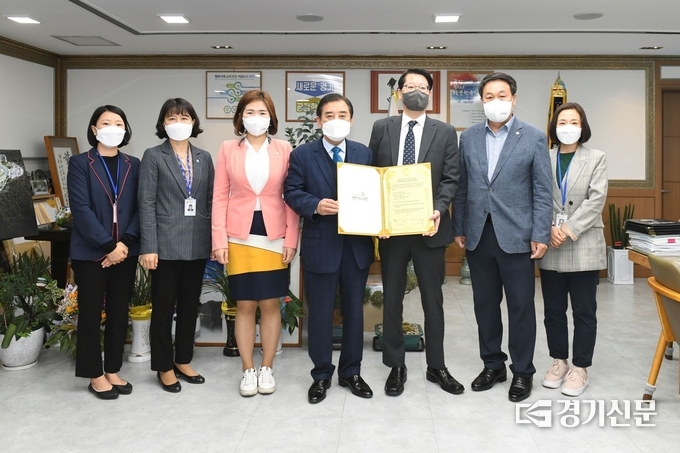포천시는 포천제1지역주택조합과 업무 협약을 체결했다. (사진=포천시 제공)