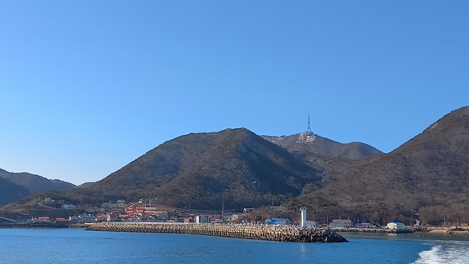 선진포구 전경.