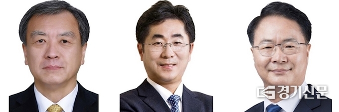 왼쪽부터 김거성, 성기선, 송주명 경기교육감 진보진영 예비후보. (사진=경기신문 DB)