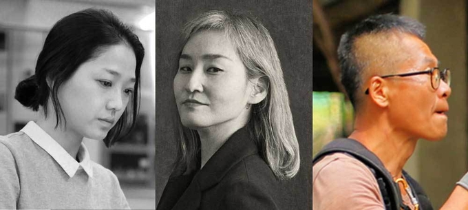 왼쪽부터 기슬기, 김시하, 천대광 작가. (사진=경기문화재단 제공)