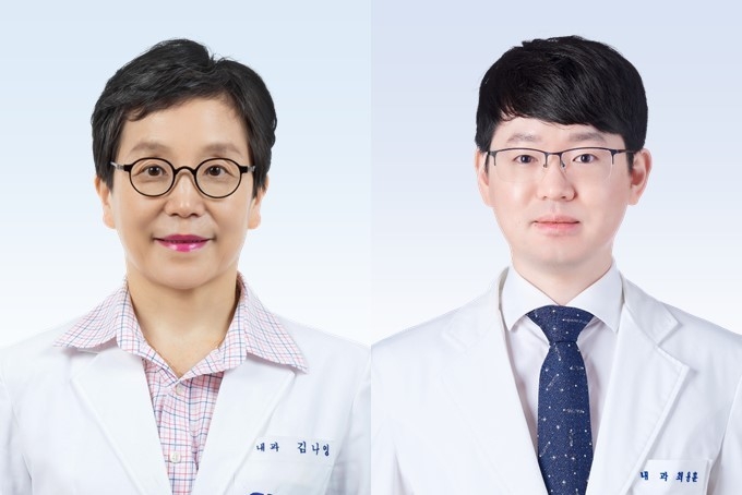소화기내과 김나영 교수(사진 왼쪽), 최용훈 교수. (사진=분당서울대병원 제공)