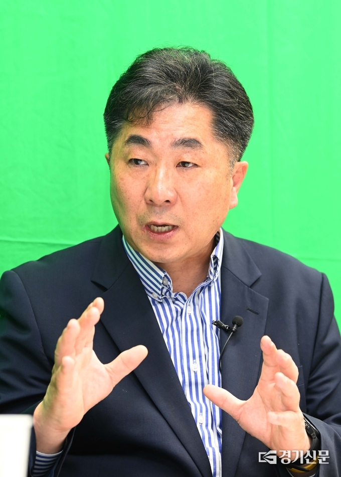 성기선 경기도교육감 예비후보. (사진=노경신 기자)