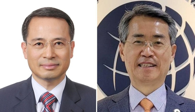 윤석열 대통령은 11일 국가정보원 원장에 김규현 전 청와대 외교안보수석비서관을, 국가정보원 1차장에 권춘택 UNGC 한국협회 사무총장을 내정했다. (사진=대통령실 제공)
