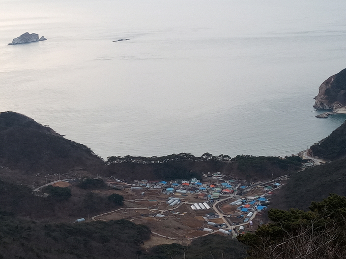 삼각산에서 바라본 모래울동 모습. ( 사진 = 김석훈 제공 )