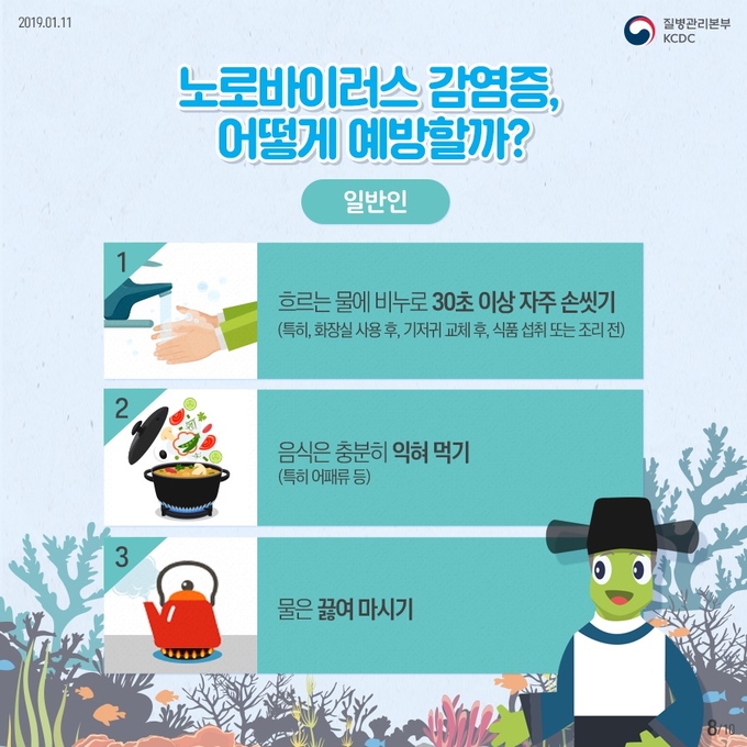 일반인 노로바이러스 예방. (사진=경기도 제공)