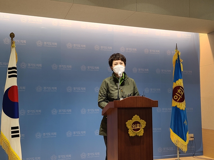 김은혜 국민의힘 경기도지사 후보. (사진=김기웅 수습기자)