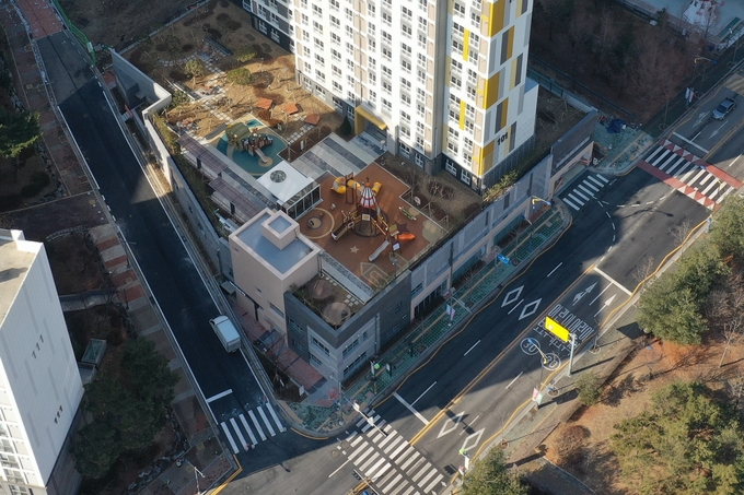  하남덕풍 경기행복주택 공영주차장, 6월1일 본격 운영 (공영주차장 전경).(사진=하남시 제공)