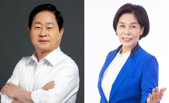 경기 남양주시장 선거 출마 국민의힘 주광덕(왼쪽)·더불어민주당 최민희 후보 (사진=주광덕·최민희 선거사무소 제공)