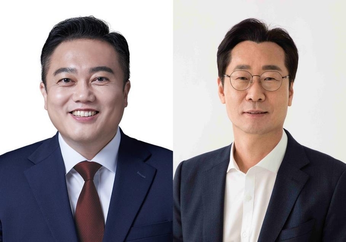 구혁모 국민의힘 후보(왼쪽)와 정명근 민주당 후보(오른쪽) (사진=연합뉴스/자료사진)