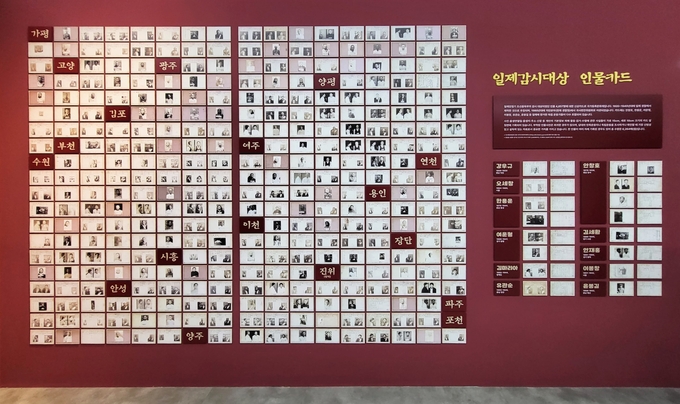 일제감시대상 인물카드. (사진=정경아 기자)