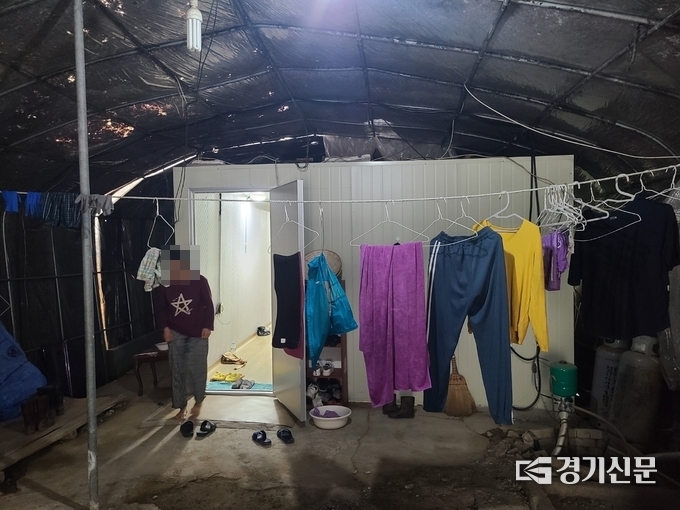 최근 경기신문은 포천의 한 농장에서 일하는 이주노동자들의 기숙사를 방문했다. (사진=임석규 수습기자)