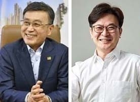 왼쪽부터 정하영 더불어민주당 후보와 김병수 국민의힘 후보.(사진=정하영·김병수 후보 캠프 제공)