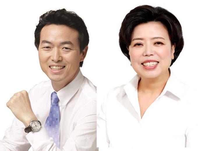 왼쪽부터 더불어민주당 김종천 후보와 국민의힘 신계용 후보.(사진=경기신문DB)