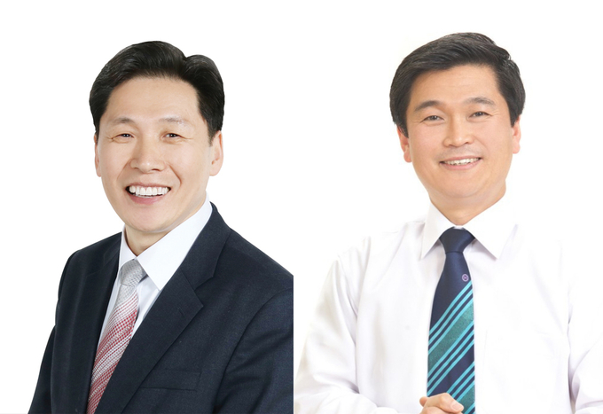 이병래 민주당 남동구청장 후보와 박종효 국민의힘 남동구청장 후보.